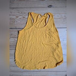 Joe Fresh Mustard Yellow Boyfriend Tank Top L/G